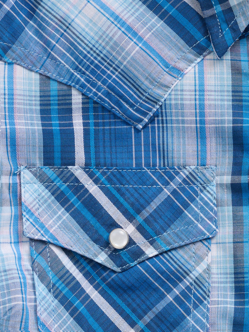 Women's Ely Cattleman Plaid Western Snap Shirt