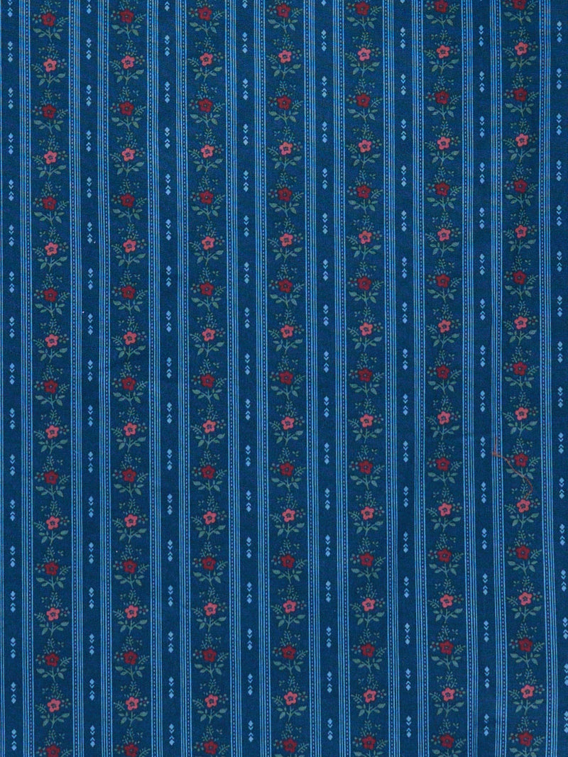 Men's Ely Cattleman Long Sleeve Wallpaper Floral Print Western Snap Shirt- Navy