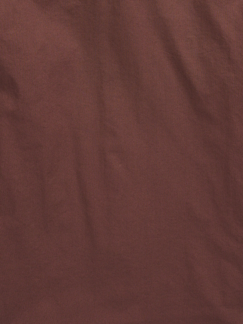 Boy's Ely Cattleman Long Sleeve Solid Brown Western Snap Shirt