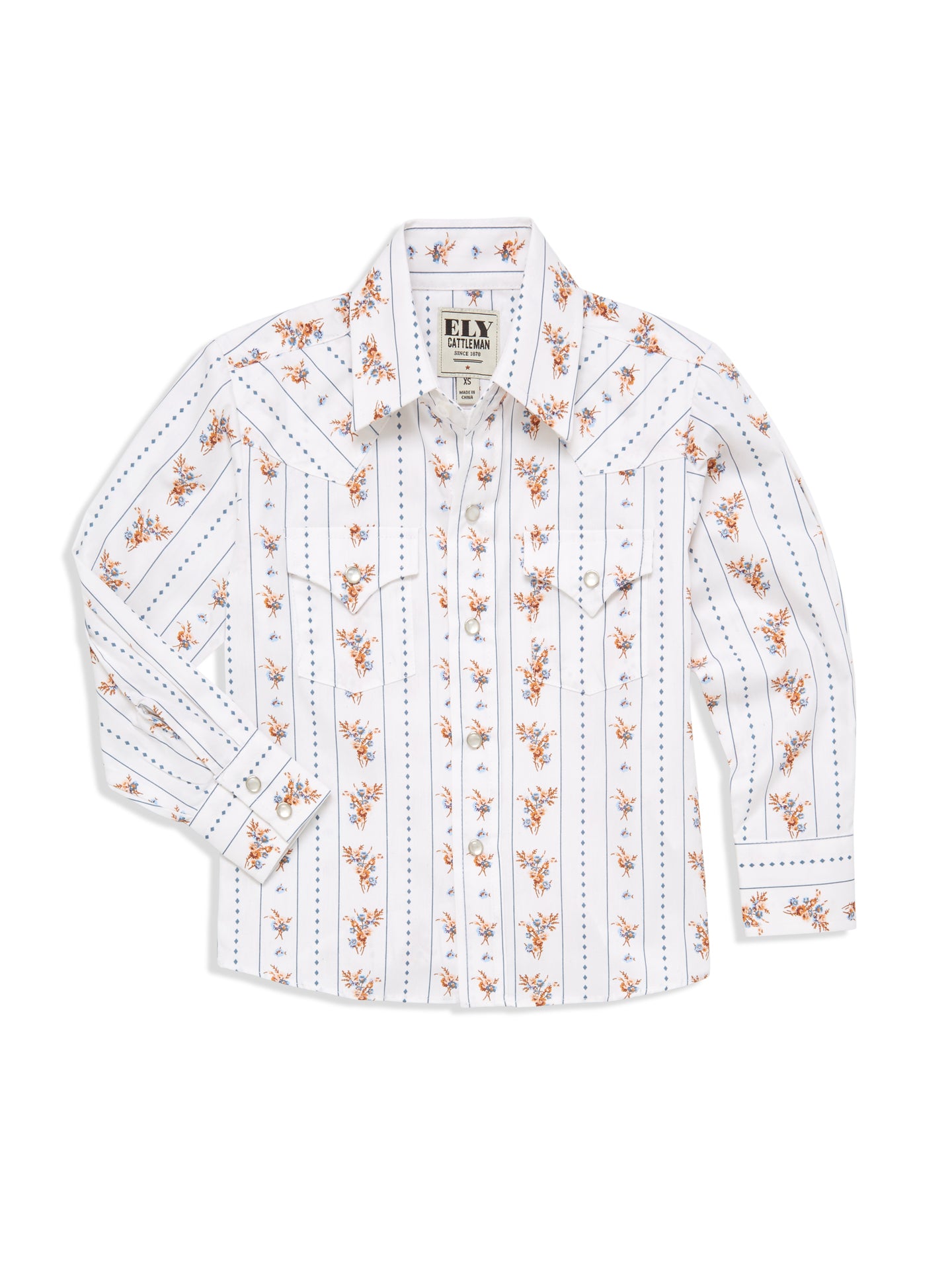 floral & stripe dress shirts Barry Stripe Floral Shirt