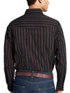 Men's Ely Cattleman Long Sleeve Stripe Western Snap Shirt