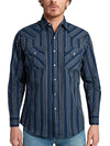 Men's Ely Cattleman Long Sleeve Stripe Western Snap Shirt