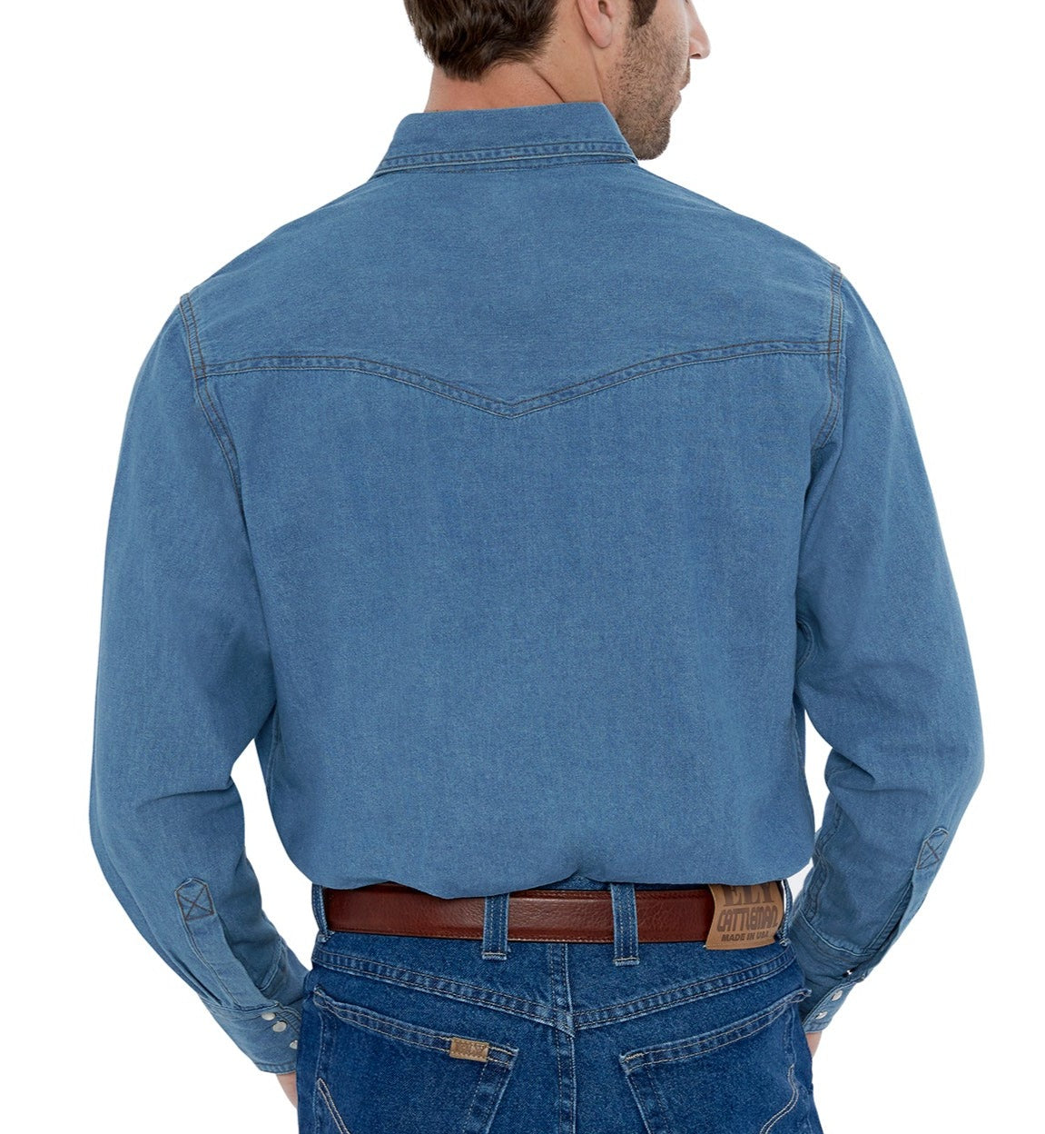Buffalo David Bitton Jeremy BPMD00700 Mens Bleached & Blast Denim Shirt  Size XL | eBay