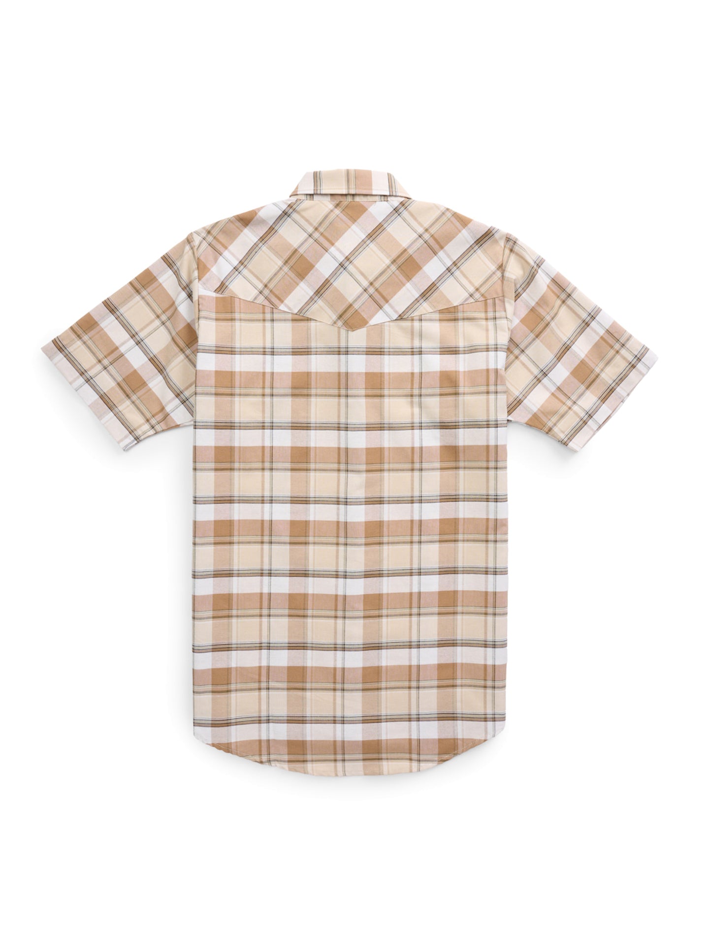short sleeve plaid dress shirts Bray Short Sleeve Plaid Shirt / Olive Plaid / L