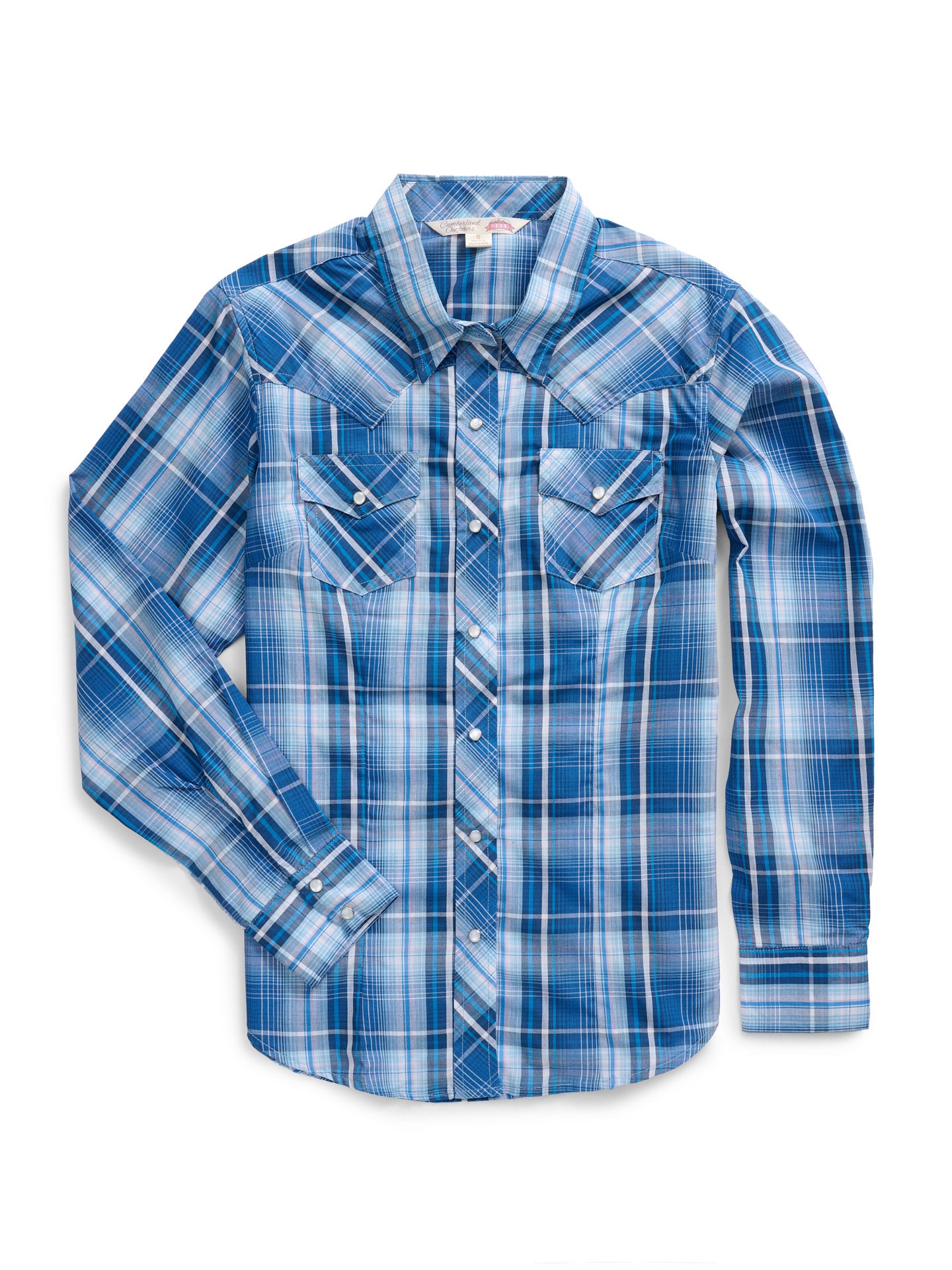 Women's Ely Cattleman Plaid Western Snap Shirt