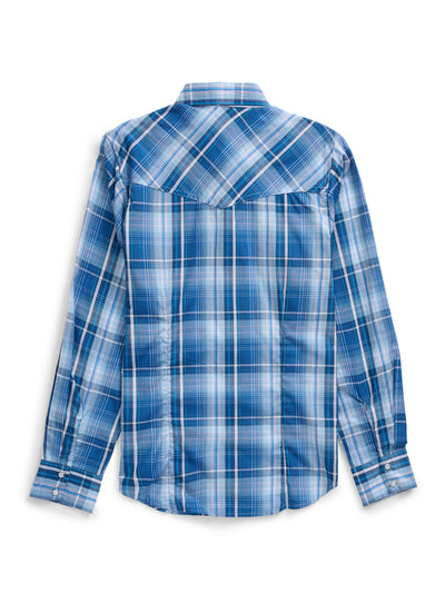 Women's Ely Cattleman Plaid Western Snap Shirt