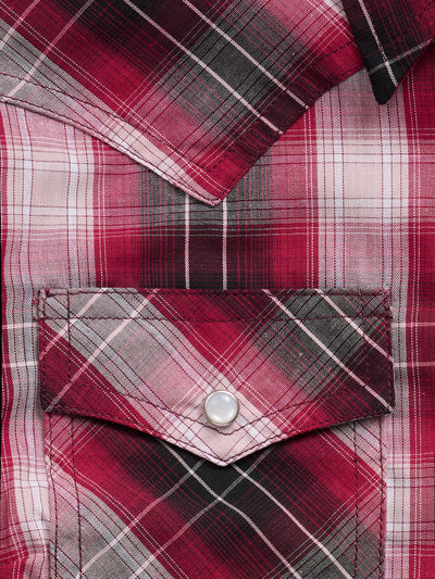 Women's Ely Cattleman Plaid Western Snap Shirt