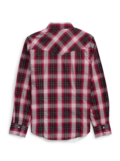 Women's Ely Cattleman Plaid Western Snap Shirt