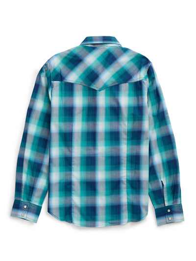 Women's Ely Cattleman Plaid Western Snap Shirt