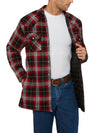 Men's Ely Cattleman Long Sleeve Quilted Flannel- Black