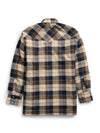 Men's Ely Cattleman Long Sleeve Quilted Flannel- Natural