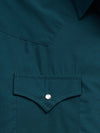 Men's Ely Cattleman Long Sleeve Solid Pine Western Shirt