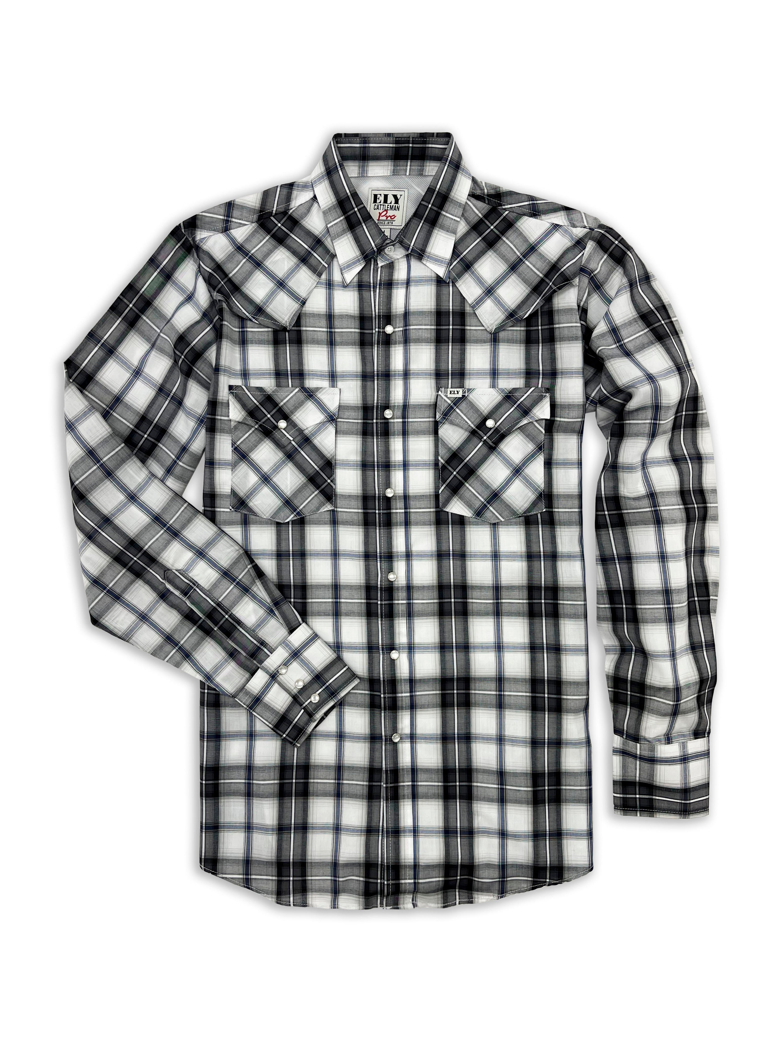 Ely Cattleman Tall Man 3XLT - Chemise à manches longues à