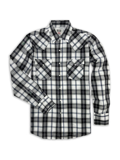 Men's Ely Cattleman Pro Long Sleeve Plaid Outdoor Western Shirt