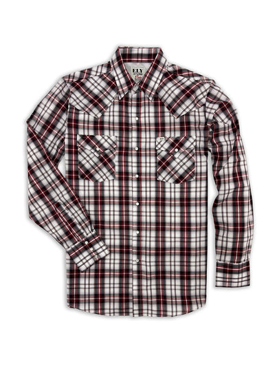 Men's Ely Cattleman Pro Long Sleeve Plaid Outdoor Western Shirt