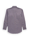 Men's Ely Cattleman Long Sleeve Cowboy Print Western Snap Shirt- Denim Blue