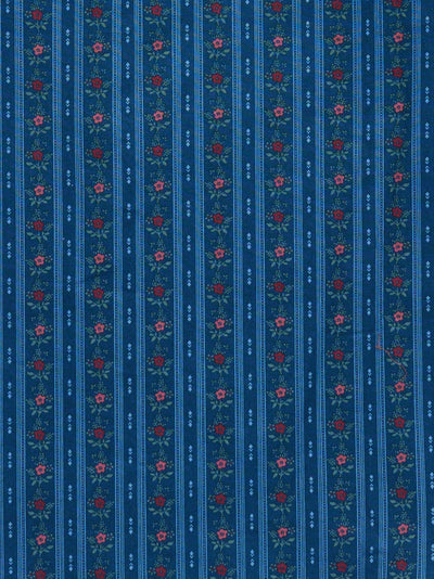 Men's Ely Cattleman Long Sleeve Wallpaper Floral Print Western Snap Shirt- Navy