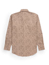 Men's Ely Cattleman Long Sleeve Paisley Print Western Snap Shirt- Khaki