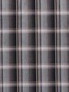 Men's Ely Cattleman Long Sleeve Textured Plaid Western Snap Shirt- Black