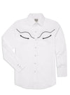 Men's Ely Cattleman Long Sleeve Retro Solid With Piping
