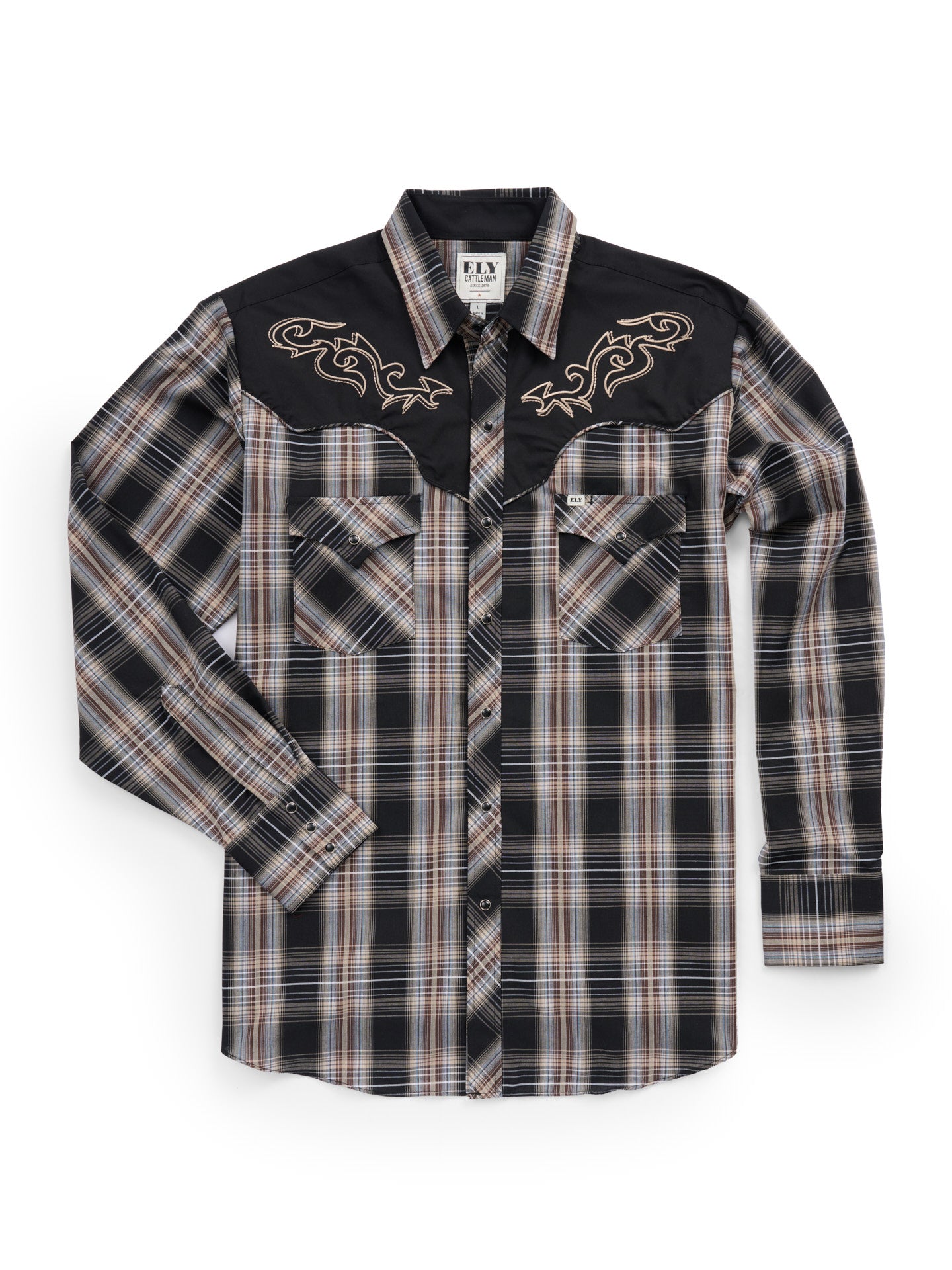 トップス 50~60s ely&walker check opencollar shirt Authentic Western Wear Since 1878 | Ely Cattleman®
