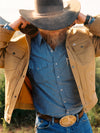 Men's Ely Cattleman Vintage Reissue Twill Trucker Jacket