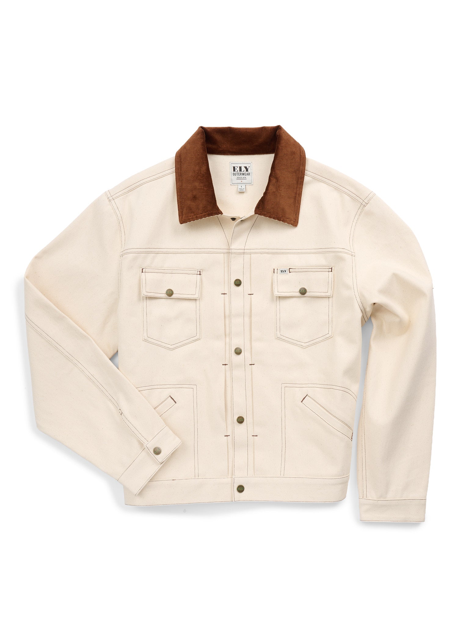 Men's Vintage Reissue Ecru Denim Jacket
