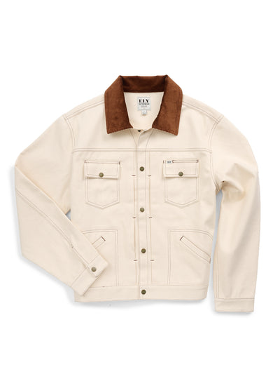 Men's Vintage Reissue Ecru Denim Jacket