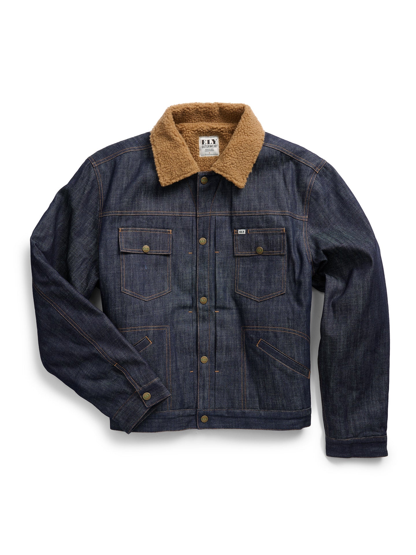 Men's Ely Cattleman Vintage Reissue Denim Jacket with Sherpa