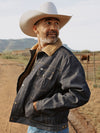 Men's Ely Cattleman Vintage Reissue Denim Jacket with Sherpa