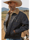 Men's Ely Cattleman Vintage Reissue Denim Jacket with Sherpa