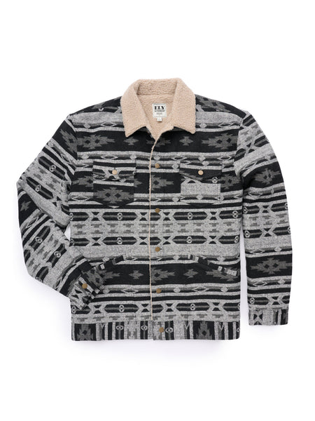 Men's Aztec Jacket with Sherpa Lining | Ely Cattleman® Official