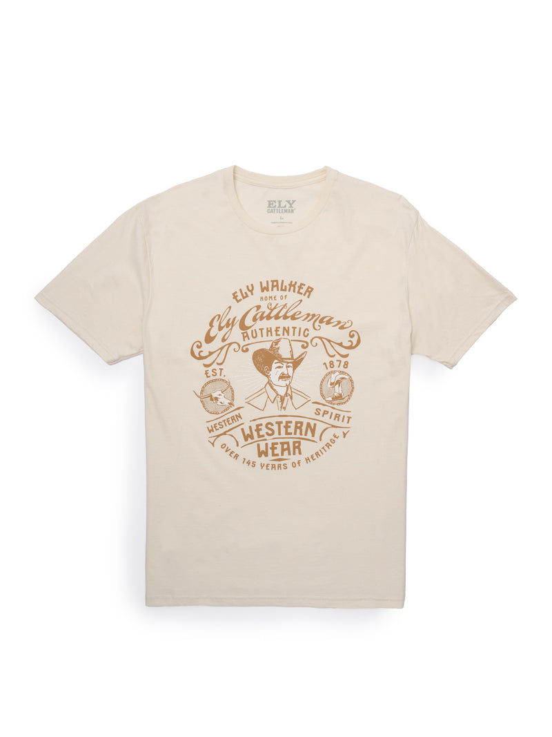 Chemise homme ELY CATTLEMAN L perle blanche à manches Chemise homme ELY CATTLEMAN L perle blanche à manches