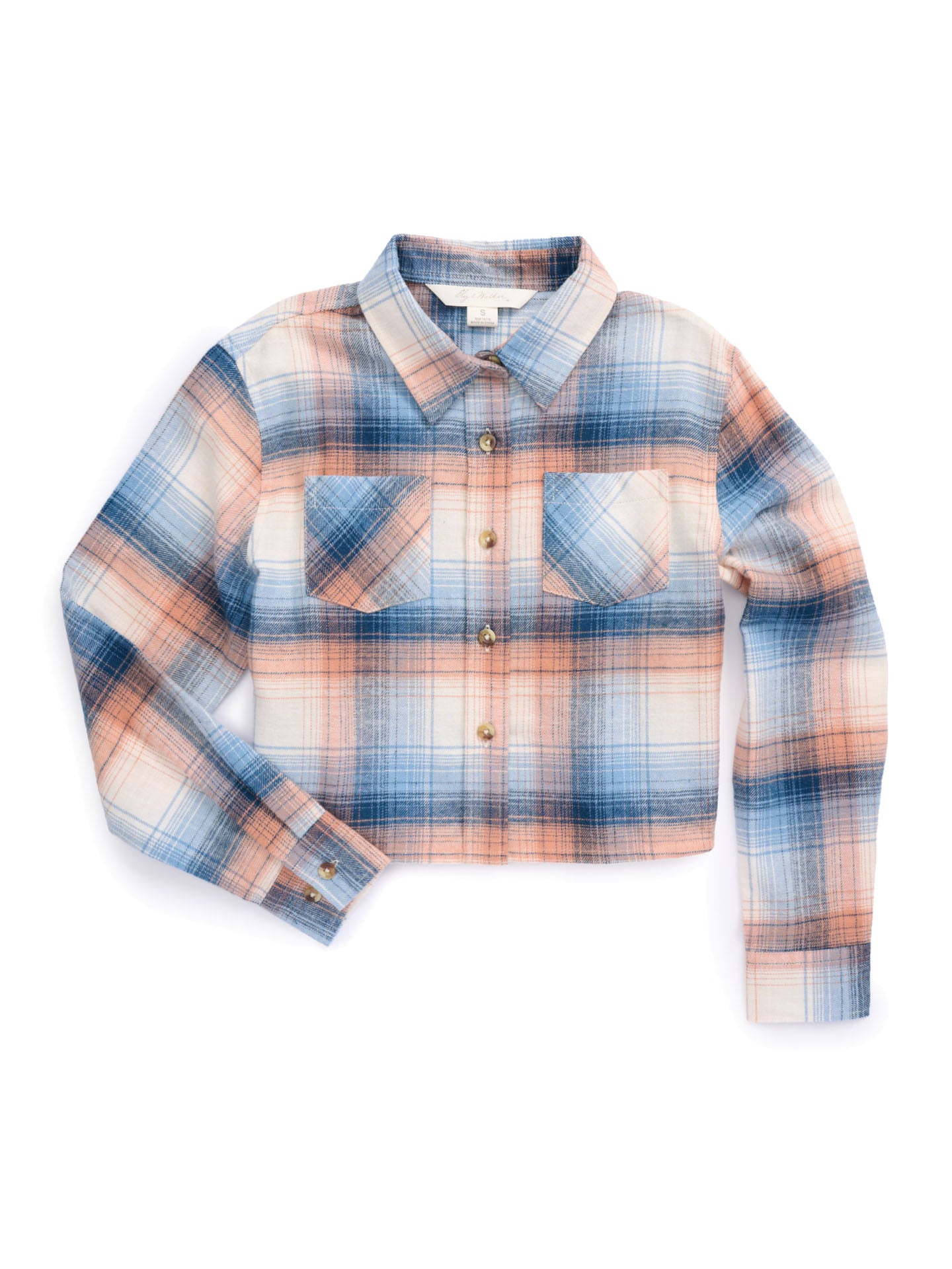 Girl's Ely Walker Boyfriend Flannel Shirt