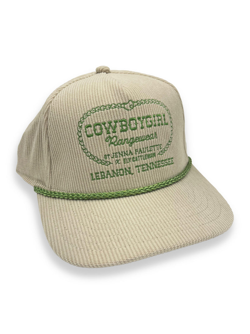 Women's Cowboygirl Corduroy Snap-Back Hat