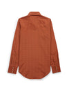 Women's Cowboygirl Rust Solid Tonal Dobby Granddaddy Snap Shirt