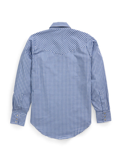 Women's Cowboygirl Blue Gingham Granddaddy Snap Shirt