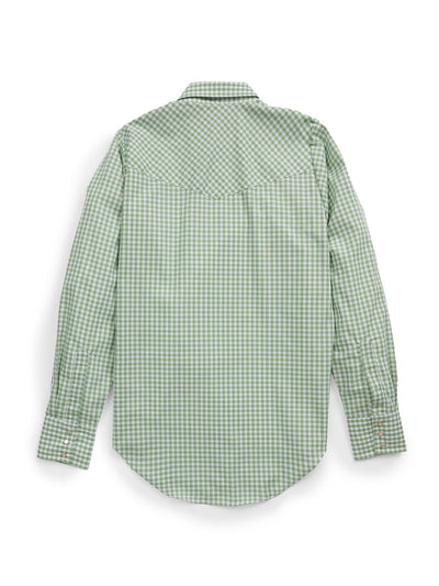 Women's Cowboygirl Sage Brush Gingham Granddaddy Snap Shirt