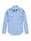 Women's Cowboygirl Blue Chambray Granddaddy Snap Shirt