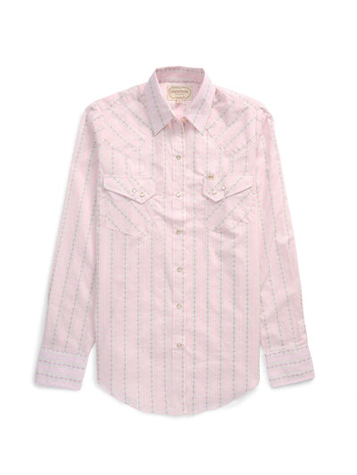 Women's Cowboygirl Prairie Primrose Print Granddaddy Snap Shirt