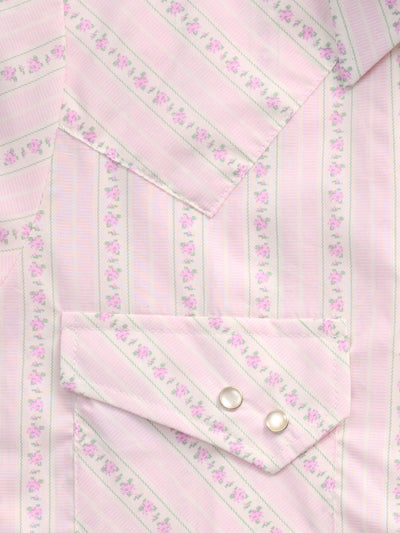 Women's Cowboygirl Prairie Primrose Print Granddaddy Snap Shirt