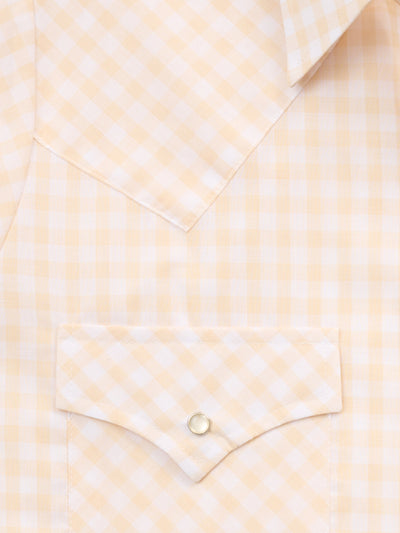 Women's Cowboygirl Buttermilk Gingham Granddaddy Snap Shirt