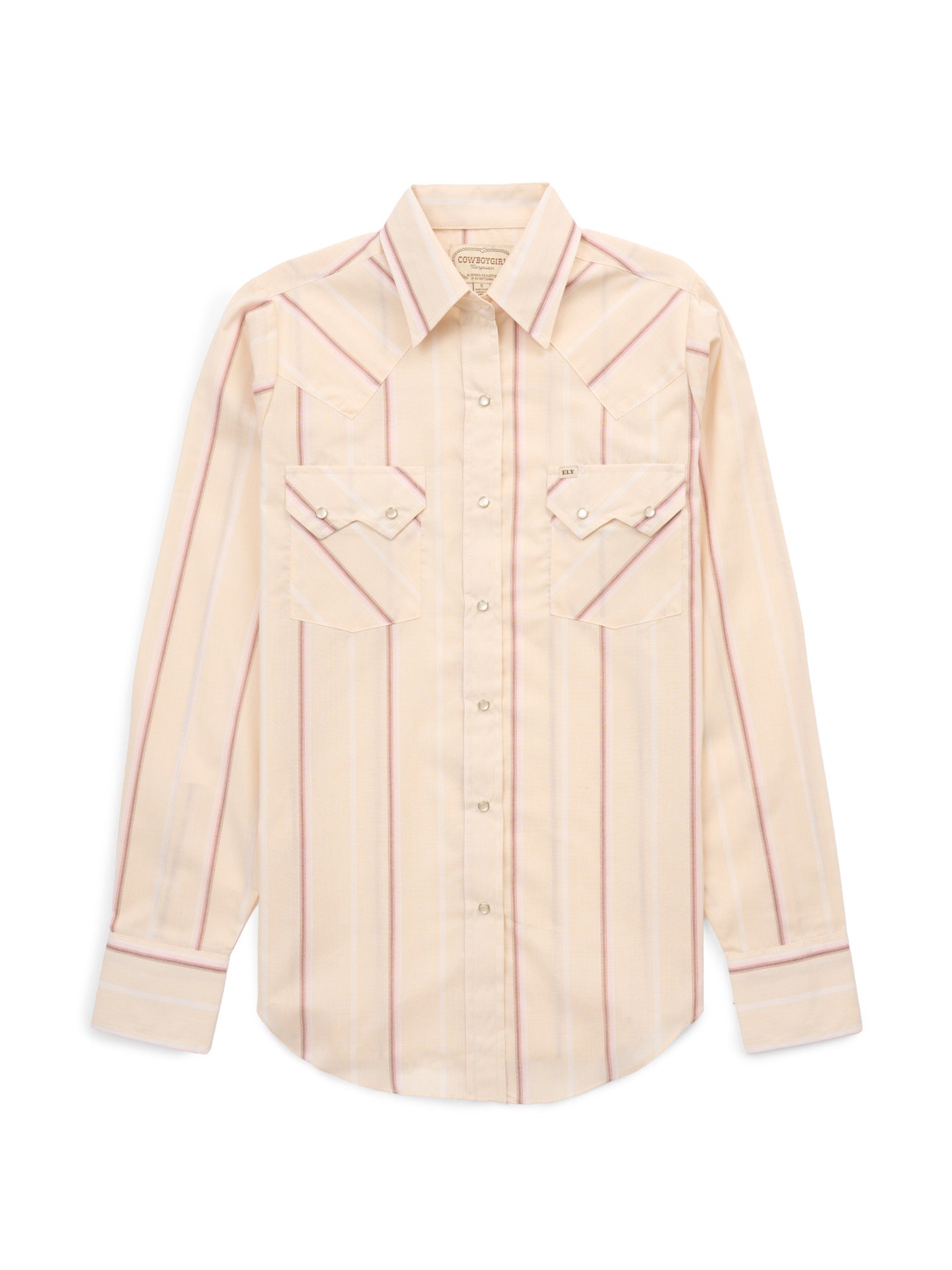Women's Cowboygirl Buttermilk Stripe Granddaddy Snap Shirt