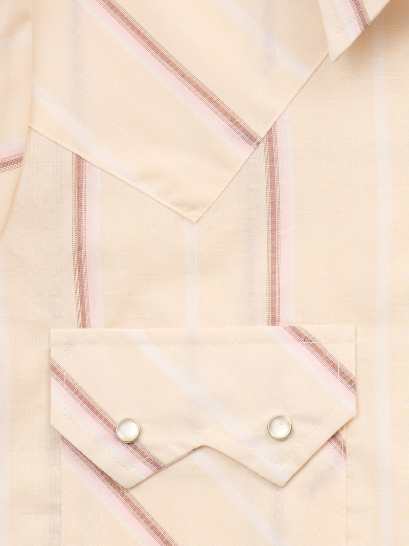 Women's Cowboygirl Buttermilk Stripe Granddaddy Snap Shirt