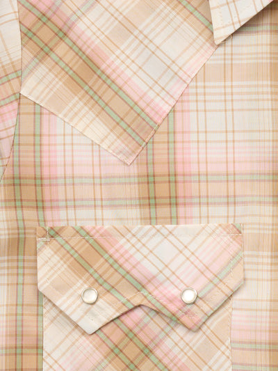 Women's Cowboygirl Buttermilk Plaid Granddaddy Snap Shirt