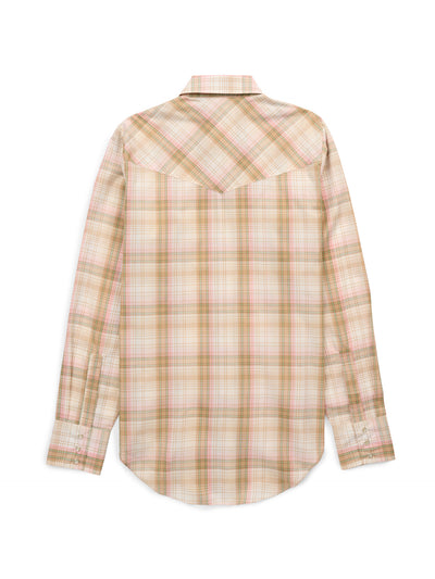 Women's Cowboygirl Buttermilk Plaid Granddaddy Snap Shirt