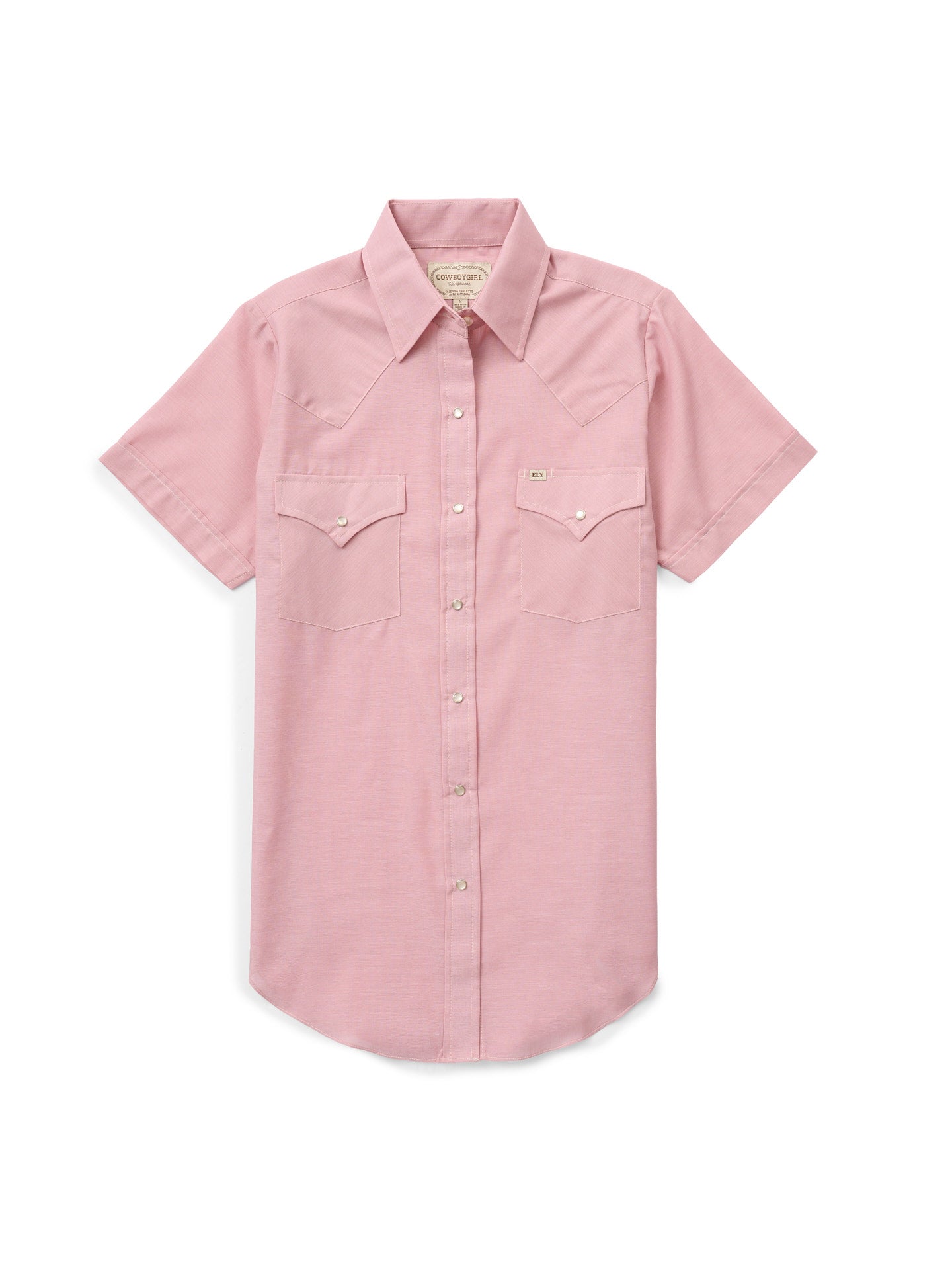 Women's Cowboygirl Blossom Chambray Short Sleeve Granddaddy Snap