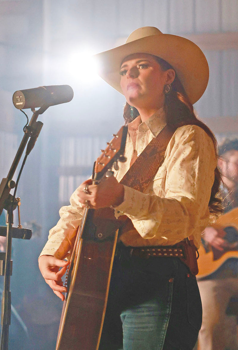 Women's Cowboygirl Buttermilk Rose Print Granddaddy Snap Shirt