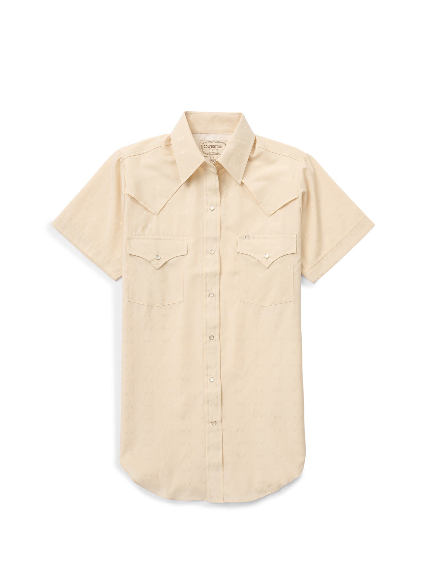 Women's Cowboygirl Buttermilk Vented Short Sleeve Granddaddy Snap Shirt