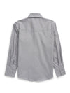 Boy's Ely Cattleman Long Sleeve Solid Gray Western Snap Shirt